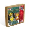 Světelná dekorace – kulová ozdoba – 60 LED – 60 x 83 cm – zlatá – 100–200 V AC