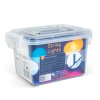 Světelný řetěz – 30 m – barevný – 600 LED – 220–240 V – 6 W – zelený kabel