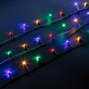 Světelný řetěz – 30 m – barevný – 600 LED – 220–240 V – 6 W – zelený kabel