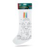 Vybarvovací mikulášská bota – se 4 fixy – 4 druhy – 41 x 21 cm