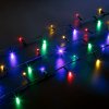 Světelný řetěz – 20 m – barevný – 400 LED – 220–240 V – 6 W – zelený kabel