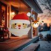 Vánoční lampion - Mikuláš - papír - 30 cm