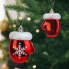 Vánoční dekorace – zimní rukavice – 7,2 x 5 cm – 2 ks / balení