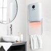 Nástěnný ohřívač s držákem na ručníky – 800/2000 W – 240 V – bílý