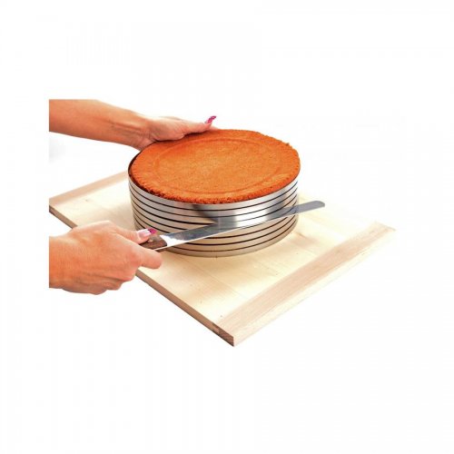 Nastavitelný nerezový kráječ na dort