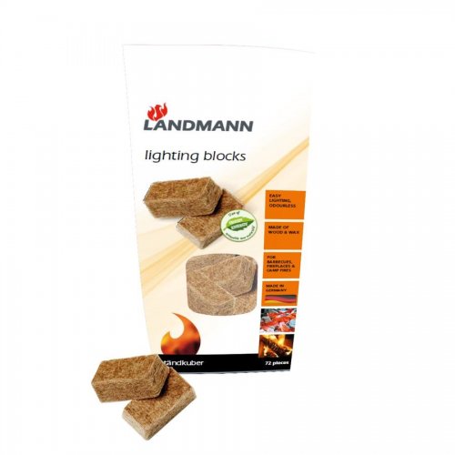 Landmann Zapaľovač na gril a krb (zapalovač na gril / zapalovací kostka) 72 ks