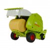 Lisovací hračka k traktoru, s 1 balíkem slámy