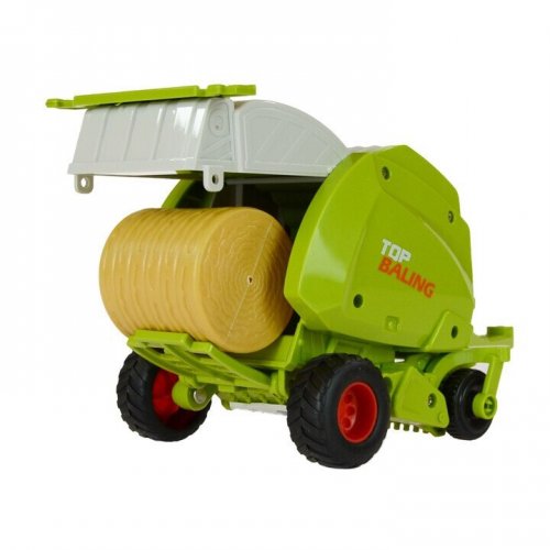 Lisovací hračka k traktoru, s 1 balíkem slámy