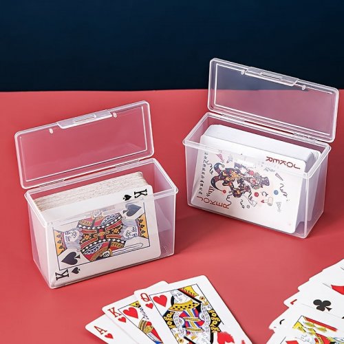 2 ks Průhledná krabička na karty