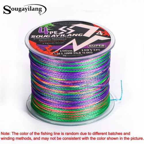 Sougayilang 4-pramenný PE pletený rybářský vlasec – silný, odolný a s dlouhou životností