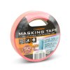 Maskovací páska – na vodní bázi – 50 m x 24 mm – růžová – exteriérová