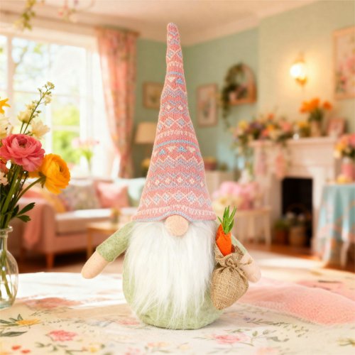 Textilní dekorace - skřítek - 40 cm