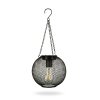 LED solární lampa – na zavěšení – 14,5 x 13,5 cm