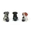 Solární zvířecí figurky – 3 druhy psů – 1× teplá bílá LED – 14 cm