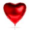 Obrovský balón - červené srdce - fólie - 79 cm