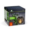 LED solární lampa – na zavěšení – 14,5 x 13,5 cm