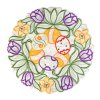 Velikonoční vyšívaná podložka – Ø35 cm