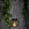 LED solární lampa – na zavěšení – 14,5 x 13,5 cm