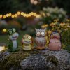 Solární zvířecí figurky – 4 druhy – s pohyblivýma očima – 104× SMD LED – 20 cm