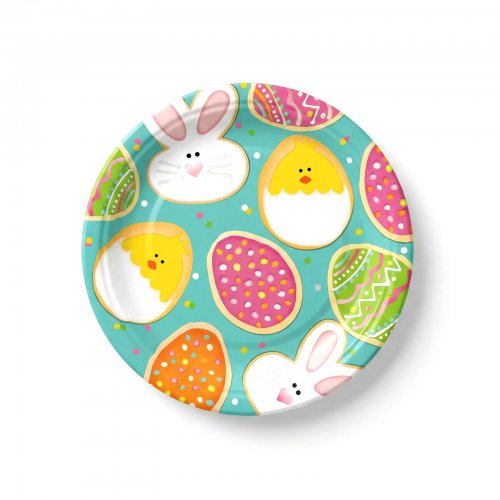 Velikonoční papírový talíř – 23 cm – 8 ks / balení