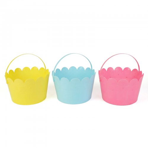Velikonoční košík – 3 barvy – Ø20 x 13 cm