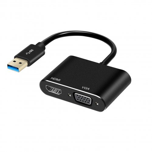 Převodník USB na HDMI + VGA
