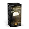 Stolní lampa – zlatá barva – nastavitelná barevná teplota, jas – akumulátorová – USB