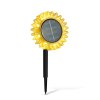 Solární slunečnice – žlutá – zapichovací / závěsná – 13 x 6,5 x 35 cm