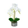 Umělá rostlinná dekorace – orchidej – 2 druhy – 53 cm