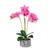 Umělá rostlinná dekorace – orchidej – 2 druhy – 53 cm