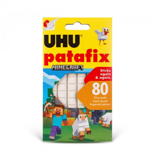 UHU Patafix lepící hmota – bílá – 80 ks – Minecraft
