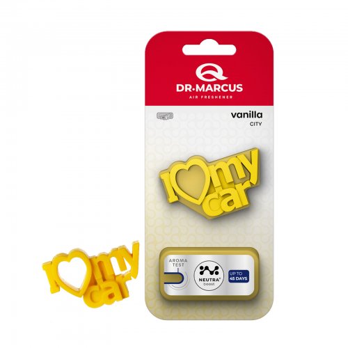 Dr. Marcus CITY MILUJI SVÉ AUTO VANILKA Osvěžovač vzduchu