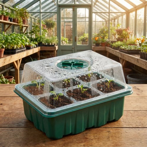 Sada na pěstování sazenic s víkem - 18,5 x 14,5 x 11 cm
