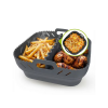 GOURMETmaxx Silikonová forma do horkovzdušné fritézy s oddělovačem 21*21*8 cm
