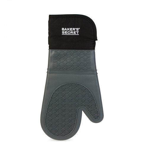 Baker's Secret – kuchyňská rukavice na pečení – silikon – 38,5 cm – šedá