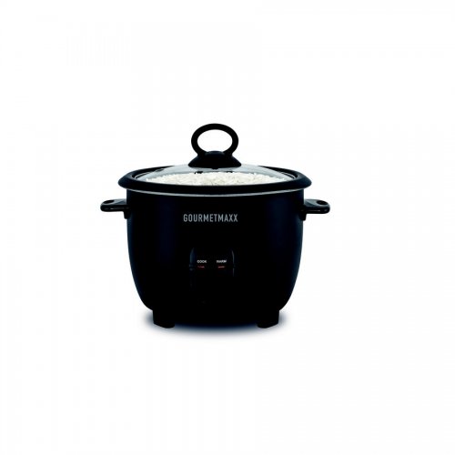 Rýžovar GOURMETmaxx se skleněnou poklicí 400 W 1 l