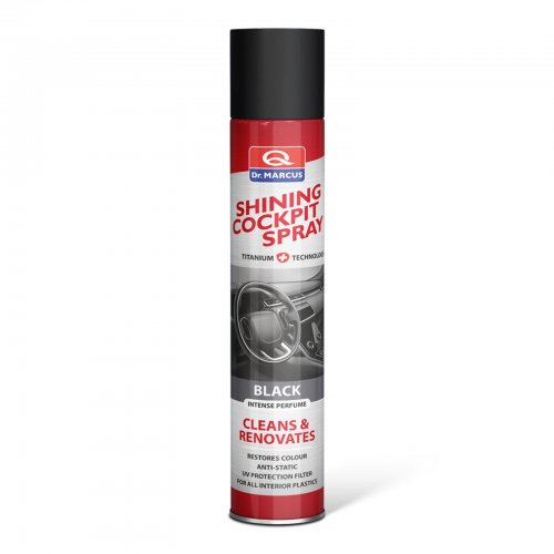 Dr. Marcus TITANIUM – sprej na čištění a ošetření palubní desky – Černý – 750 ml