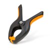Upínací klip – 2" / 55 mm – 160 x 115 mm – plast – černá / oranžová