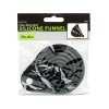 Odolný trychtýř na palivo – silikon – 10 x Ø8 cm – černý