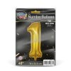 Narozeninový fóliový balón číslo 1 - zlatý - 40&amp;amp;quot;
