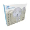 Stojanový ventilátor – 40 cm – 45 W – 3 rychlosti – oscilační – bílý – 220–240 V AC