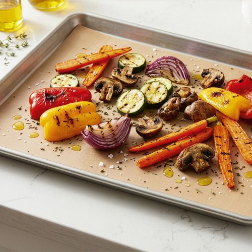 GOURMETMAXX Horkovzdušná fritéza pečicí podložka 2 ks opakovaně použitelná