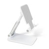 Stolní držák na telefon – nastavitelný, skládací – 111 × 66 × 27 mm – bílý