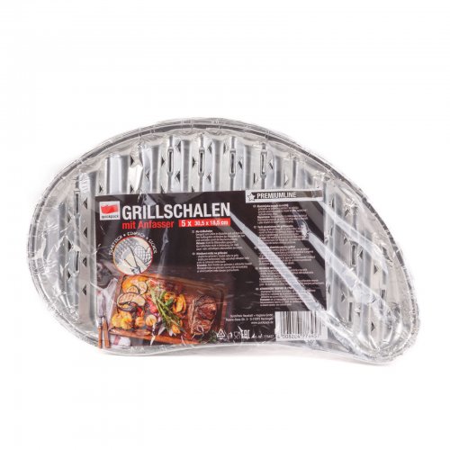 Grilovací tácek – hliníkový – 5 ks / balení