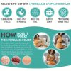 Zmírněte celulitidu, bolest spouštěcích bodů a svalové napětí tímto mini myofasciálním uvolňovacím nástrojem – ideální pro muže i ženy! Triggerpoint masážní přístroj