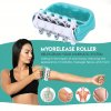 Zmírněte celulitidu, bolest spouštěcích bodů a svalové napětí tímto mini myofasciálním uvolňovacím nástrojem – ideální pro muže i ženy! Triggerpoint masážní přístroj