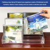 1 ks Průhledný akrylový 3úrovňový CD stojan