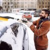 NEO TOOLS Autoplachta a kartáč na sníh GD029