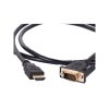 HDMI kabel se zlatým konektorem, s Full HD D-sub kabelem