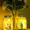 Solární pohádková světýlka lampion – Zahradní dekorace, venkovní závěsná skleněná lampa s mrazivým efektem skla